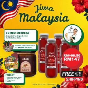 Promo Merdeka 2026 - Combo 5x Jus Delima & 1x Madu Pine 250g
