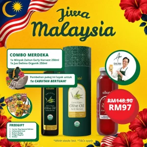 Promo Merdeka 2026 - Combo 1x Evoo & 1x Jus Delima